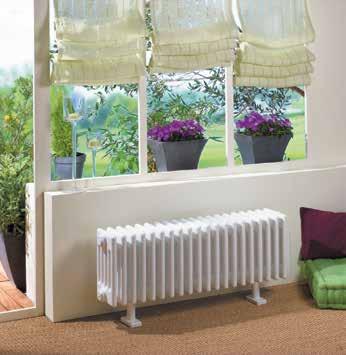 Delivered ready to install with 2 wall brackets in colour of radiator. Model NZ 030-100: Delivered ready to install with 2 welded feet in colour of radiator.