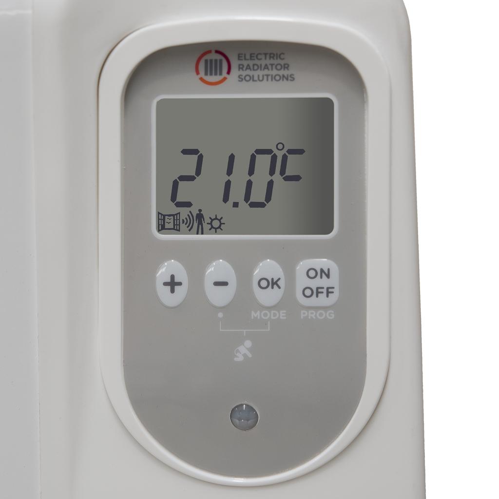Curvo+ ivista and Prisma+iVISTA Control Panel +/-: To change the temperature, change the time, day of week.