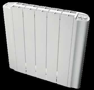 FA OIL-FILLED Electric RADIATORS The right side houses the adjustment and control system with easy-to-reach knobs regardless of installation type.