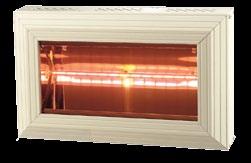 Quartz Glow... Electric Radiant Heaters... The AmbiRad Quartz Glow range provide instant high frequency infrared heat, which is focused exactly where required.