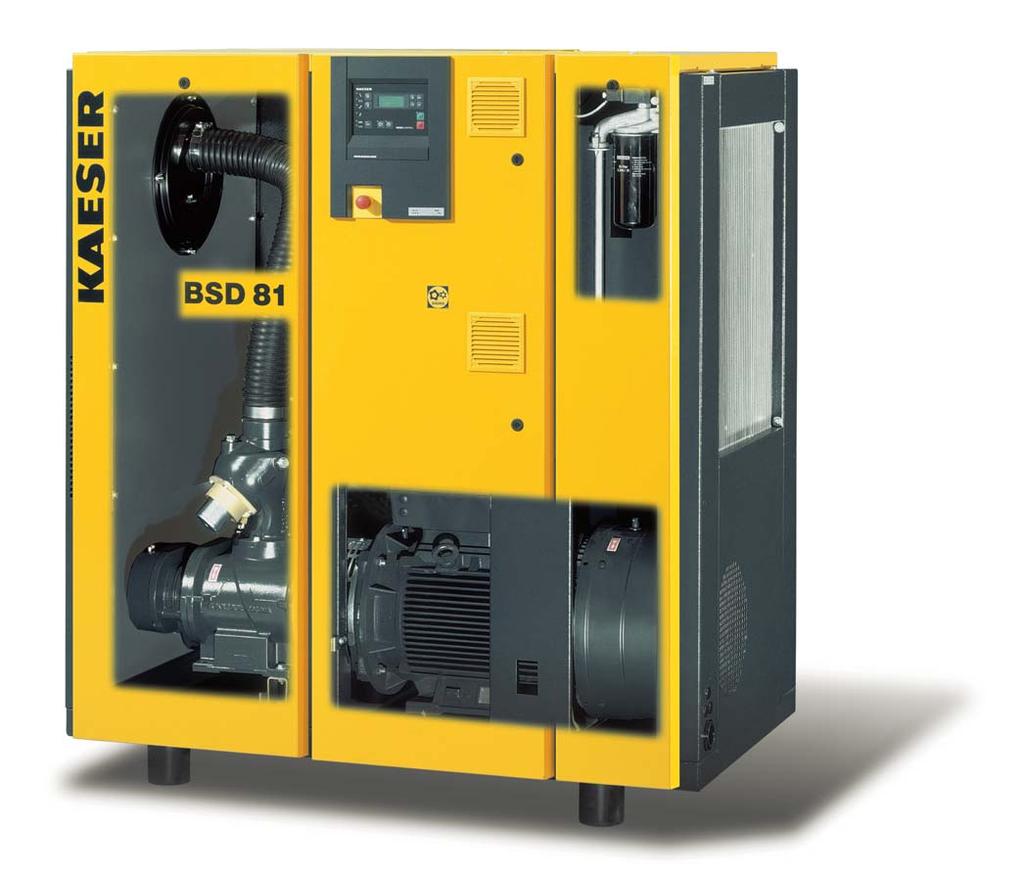 BSD The new standard in efficiency What do you expect from a compressor? As a compressed air user, you expect maximum effi ciency and reliability from your air system.