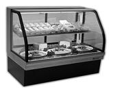 Open Air, Bakery & Deli CGD SERIES Curved Glass Deli Merchandisers CGD-59 Unit Ship L D H Volts Amps HP Display Area Cu. Ft. Cu. Ft. CGD-50 $14,616 50-1/8 35 48-7/16 115 10.5 1/2 20.8 85.