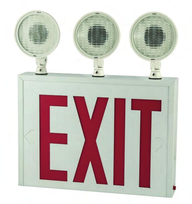 SCLDNY Steel Combo Emergency Exit NYC Approved The SCLDNY units are designed for both initial and retrofit installations and offer high-power efficiency and uniform illumination, which is ideal for