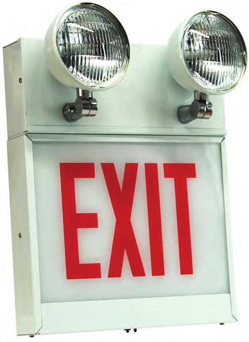 SCLDCA Steel Exit Sign Chicago Approved Includes (2) 5.