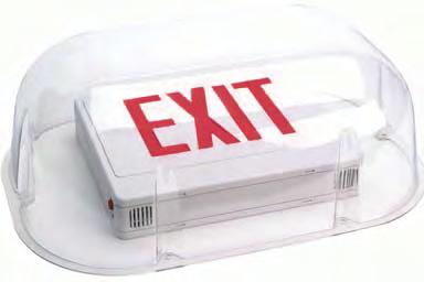 Exit and Emergency Accessories Protective barriers heavy duty wire-guards offer protection for emergency and exit products in vandal or high