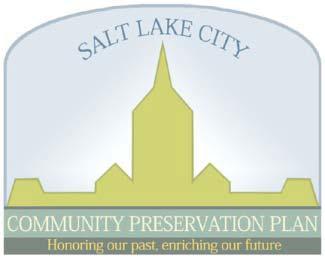 Salt Lake City Community Preservation Plan Adopted October 23, 2012 A