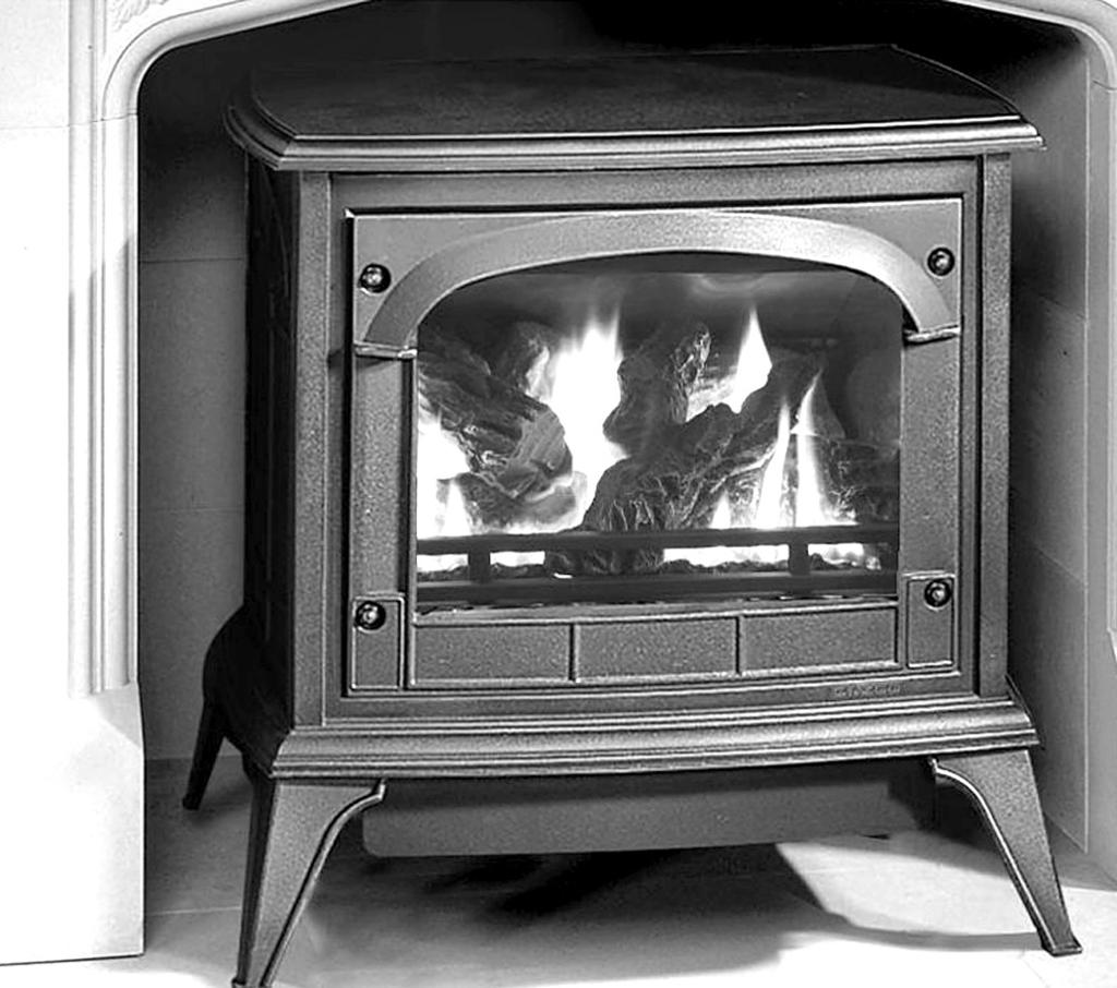 Clarendon & Ashdon Conventional Flue Log Effect Stove Range With Upgradeable Control Valve Instructions for Use, Installation & Servicing For use in GB & IE (Great Britain & Republic of Ireland).