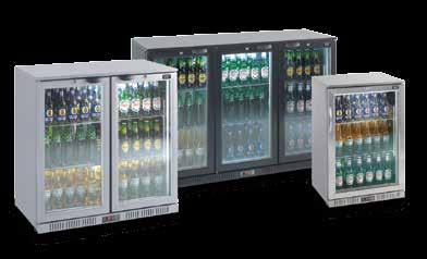 Ideal for Bars, Pubs and Clubs LED BOTTLE COOLERS Our stylish single and double door coolers are