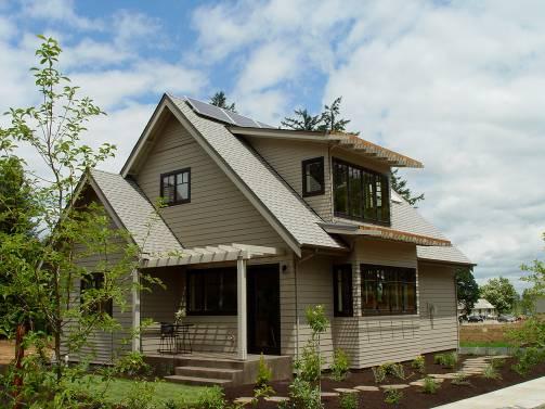 Cottage House LEED H Platinum Certified Maximized thermal performance Efficient floorplan and orientation