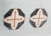 using inlaid marble designs to