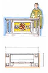 3: New Marble and Mosaic Altar - Atlanta,