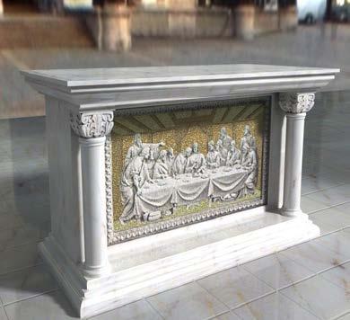 You can have a traditional contemporary altar