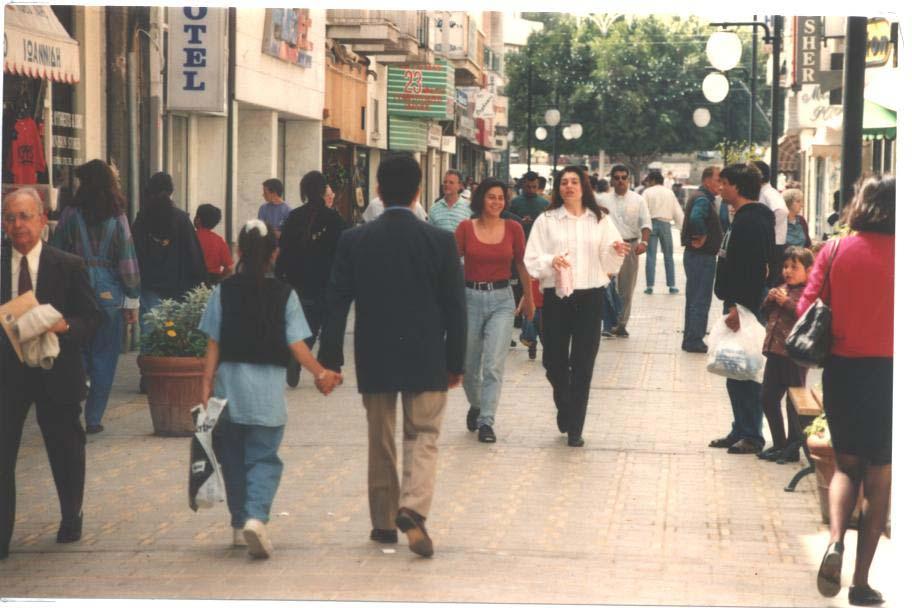 PEDESTRIANISATION SCHEME Commercial activity in the walled city was