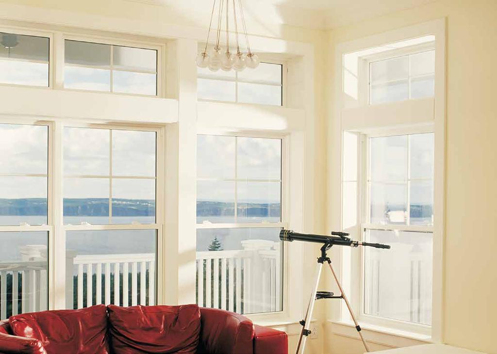 WINDOW TYPES SINGLE HUNG Our single hung windows are easy to clean and take up no additional space when open.