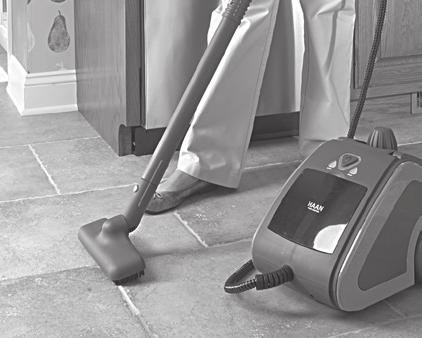 Using the Attachments: (cont) Using the MS-35 to clean and sanitize rough surfaces : (Tile, Grout & Rough Surface Brush) The Tile, Grout & Rough Surface Brush (Fig 26) slips onto the end of the