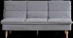 Sitting Up W1920xD930xH930mm Folded Down W1920xD1250xH470mm $1299 Eastwood Sofa Bed Linen-weave