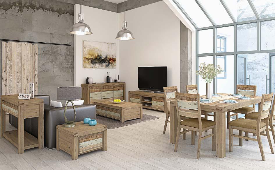 noosa The Noosa collection is made from solid Acacia hardwood timbers. Featuring 3 different textured panels that give the Noosa a very distinctive look.