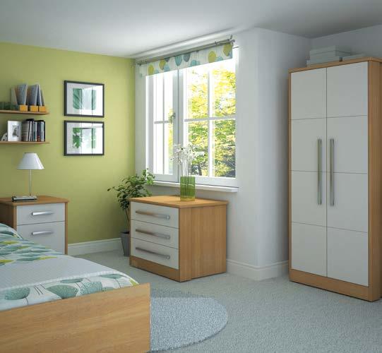 LINEA BEDROOM RANGE THE ITEMS BELOW ARE STOCKED IN OAK & AVAILABLE ON EXPRESS DELIVERY COMBI ROBE DOUBLE ROBE SINGLE ROBE DRESSING TABLE / DESK 6 DRAWER CHEST 239.99 + vat 219.99 + vat 169.