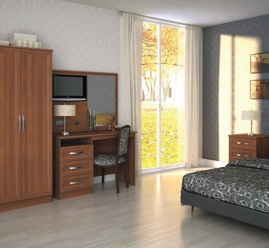 MILAN BEDROOM RANGE THE ITEMS BELOW ARE STOCKED IN FRENCH WALNUT & AVAILABLE ON EXPRESS DELIVERY COMBI ROBE DOUBLE ROBE SINGLE ROBE DRESSING TABLE / DESK 6 DRAWER CHEST 264.99 + vat 229.99 + vat 149.
