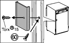 Changing over door hinges Basically the principle applies: the larger the ventilation space, the more energy-saving the appliance is in operation.