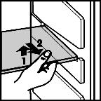 2 (5). u To set the temperature lower: press Down button, freezer compartment Fig. 2 (4).