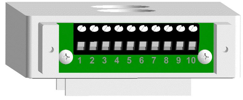 Figure 4 Model 3300 Layout (Sensor & LEDs) File Name: