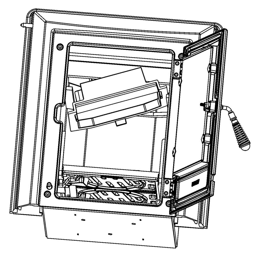 Fig.9 Fig 11 Tab FRONT REMOVAL & FITTING If necessary the front casting can be removed to improve access at the side of the product when making the connections.