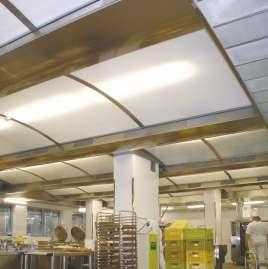 SKV, Ventilation and extraction ceilings for industrial kitchens Low cost