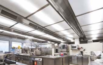 area Easy maintenance of transparent false ceilings In-built lighting fixtures are fully protected from