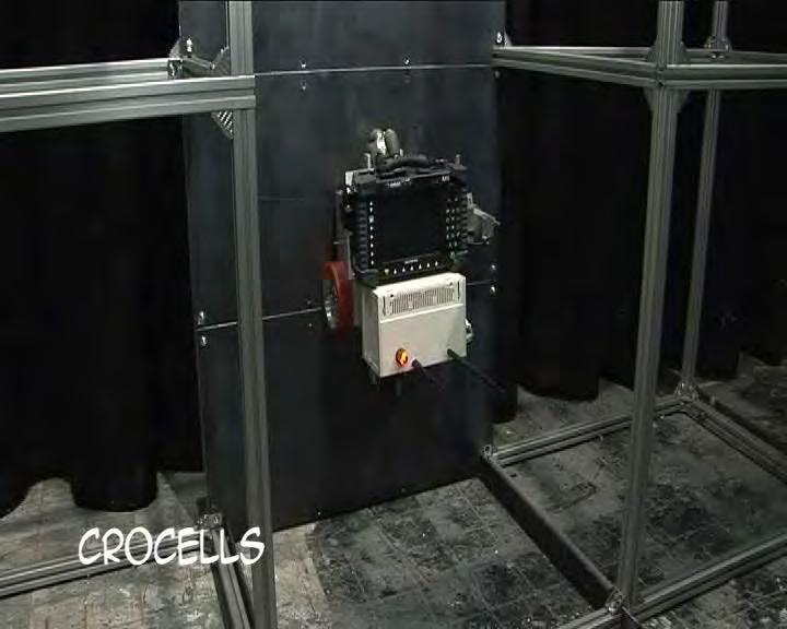 Wall climbing robots for the NDTof welds on cargo containers ships Permanent
