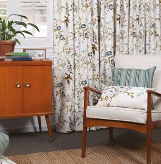 TIP Man-made fabrics can provide a natural curtain fall feel, as well as durability and practicality.