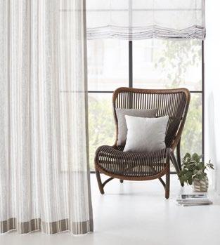 SHEER LIGHT Sheer fabrics are elegant and flowing, offering a beautiful fabric fall and a soft look both