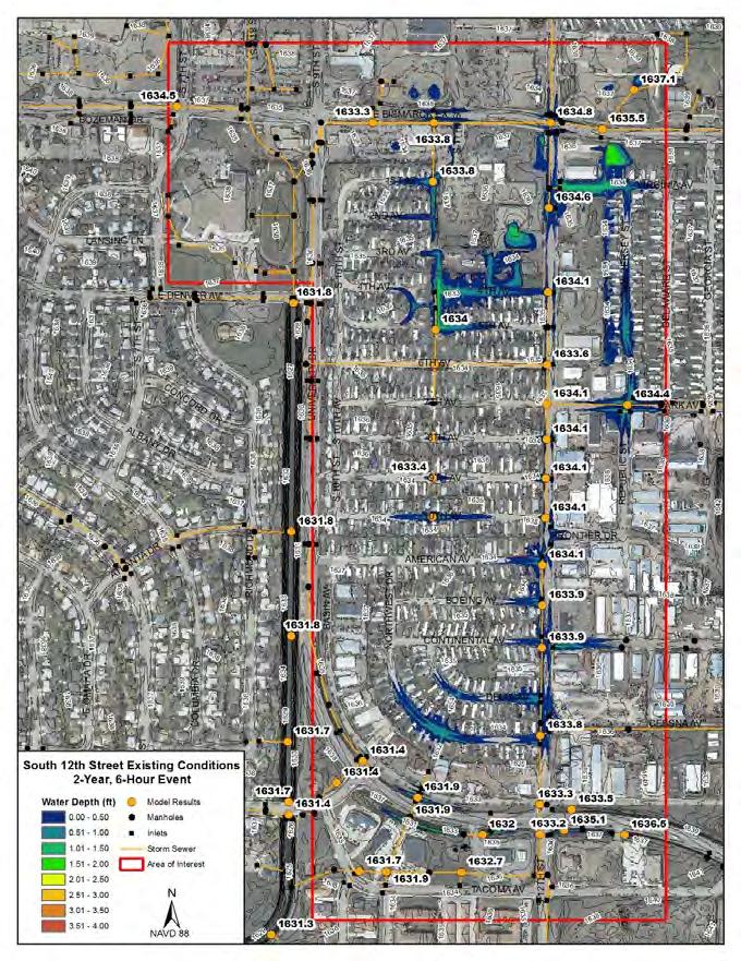 1.1 South 12 th Street / Bismarck Expressway Alternatives 1.1.1 Preferred South 12 th Street Alternatives The 2013 South Bismarck Stormwater Management Plan recommended the construction of two piped