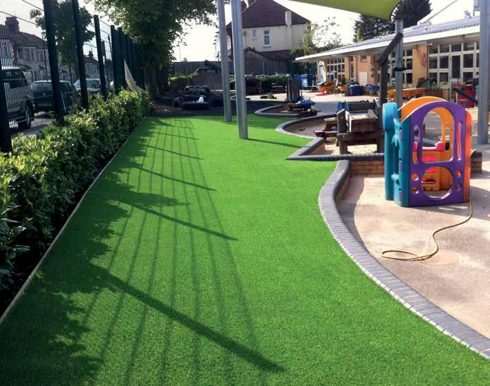SCHOOLS Easigrass at the forefront for child friendly surfaces Schools and nurseries have opted for our product range and service simply because it is safer and more