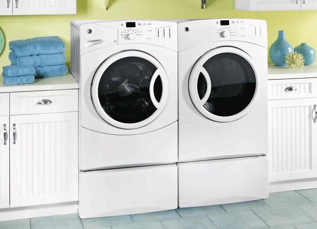 GE frontload laundry pairs Available new models GE frontload washer WBVH5100H 3.6 cu. ft.