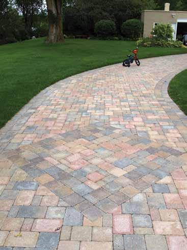 Our tumbling process creates a sculpted appearance to each paver and our carefully formulated new colors