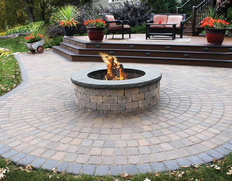 FIREPLACES, OVENS & FIRE RINGS Like a cozy family room fireplace, Borgert Products offers an outdoor unit to give you the same warmth as inside your home.