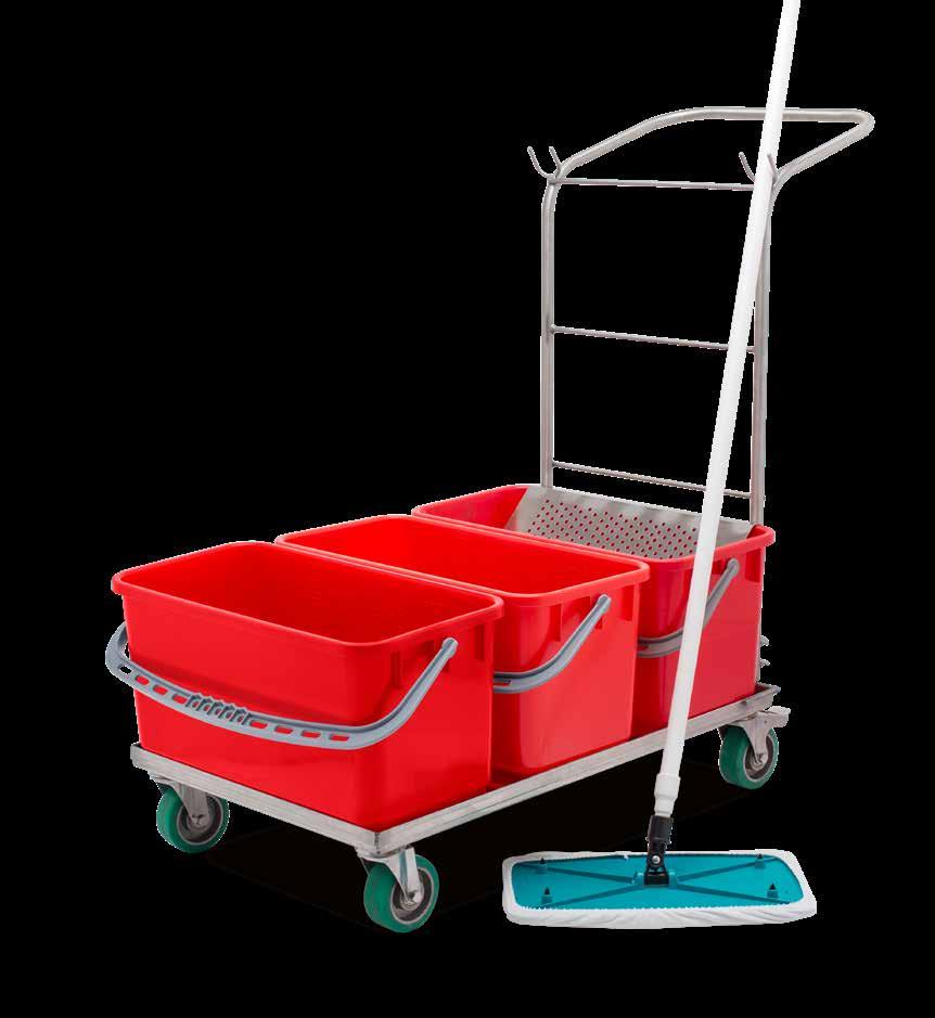 MOP SYSTEMS GALLERY COMBINATION F 4 () TX7060 Rectangular Bucket, Red ()