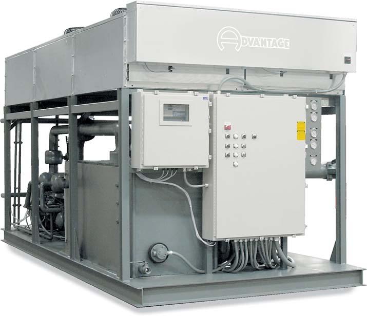 Air-Cooled Condenser Controller Pressure Gauges Refrigerant Zones Reservoir Drain Valve Reservoir Heater (