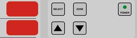 L. OPERATOR CONTROLS 1. SELECT: depress this button to index through the system/zone temperature and system/zone parameters. 2.