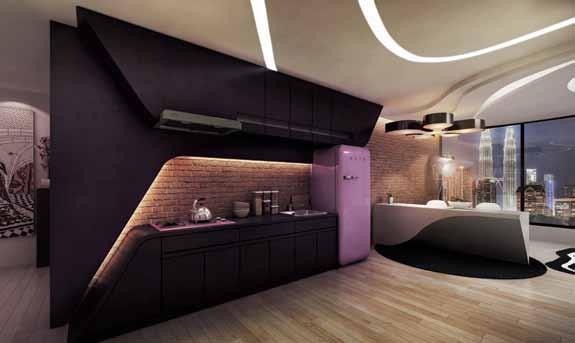 LUSCIOUS designer furnishings Designer Lofts Fully encapsulating the sleek Arte + design principle,