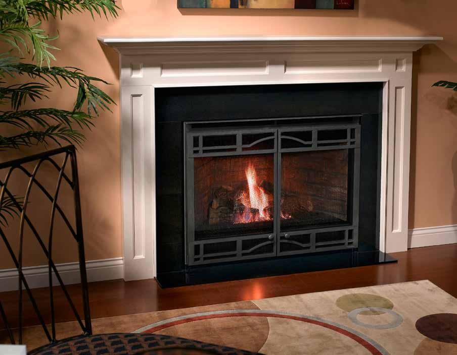 TRADITIONAL GAS DIRECT VENT Novus The Novus is the best-selling gas fireplace of all time. Why?