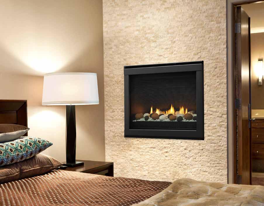 MODERN GAS DIRECT VENT modern design for small spaces Eclipse The Eclipse brings functional modern design into smaller spaces with a ribbon burner that