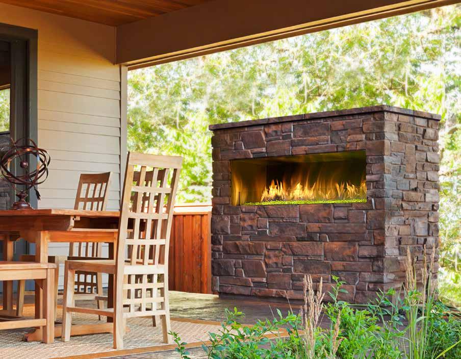 OUTDOOR GAS seamless contemporary style, designed and built to live outdoors.