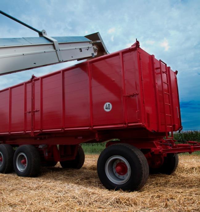 A loading of the grinder from a combine harvester or a chaser bin for the extra load is also possible without any problems.