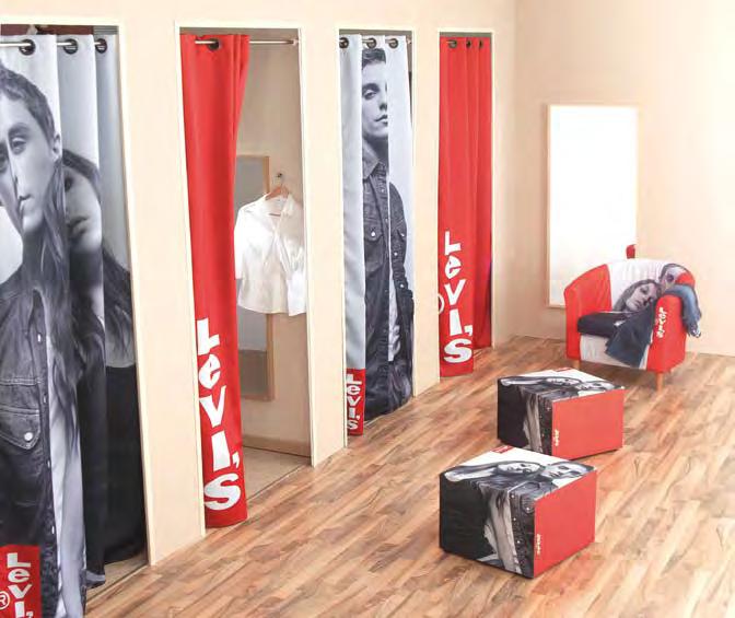 We are at your service Curtains COORDINATE YOUR FITTING ROOMS Whatever your communication and branding needs, we can