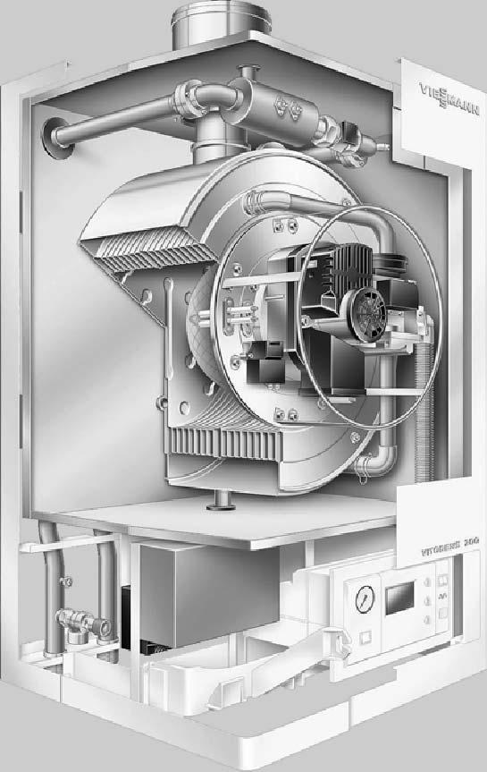 Product Information VITODENS 200 The Vitodens 200 is a high-quality condensing boiler made of stainless steel, developed in accordance with the latest achievements of the condensing boiler technology