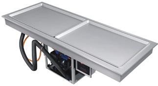 Accommodates full-size sheet pans Units include a 1" NPT drain (excluding FTB-1) and refrigeration system Electronic adjustable temperature control can be mounted to either side of the condensing