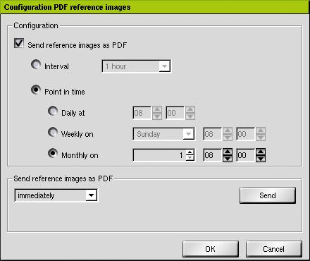 Fig. 15 Manual Transmission ¾Enable the Send reference images as PDF checkbox.