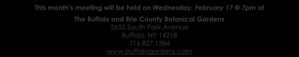 If you are unable to attend, please send the completed form (page 5) and check made payable to Buffalo Bonsai Society to our Treasurer, Paul Pearson. His address is on the form.